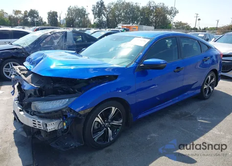 2018 Honda Civic Touring from USA, damaged, VIN JHMFC1F99JX004939